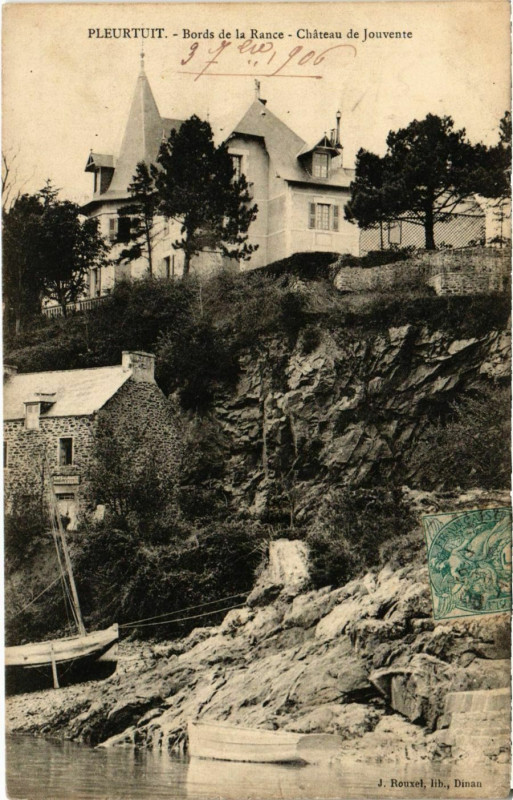 Carte postale ancienne Pleurtuit - Bords de la Rance