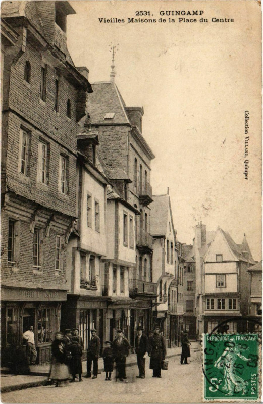 Carte postale ancienne Guingamp - Vieilles Maison à Guingamp