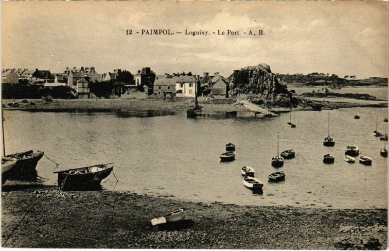 Carte postale ancienne Paimpol - Loguivy à Paimpol