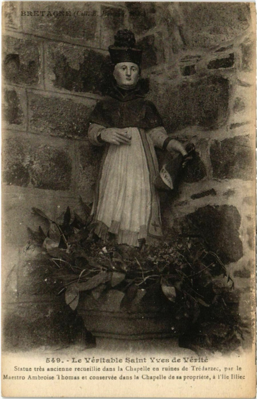 Carte postale ancienne Le Veritable Saint-Yves de Verite