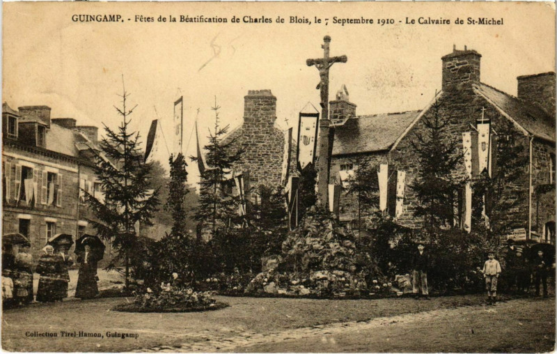 Carte postale ancienne Guingamp - Fetes de la Beatification à Guingamp