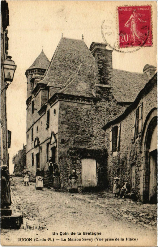 Carte postale ancienne Lugon - La Maison Sevoy