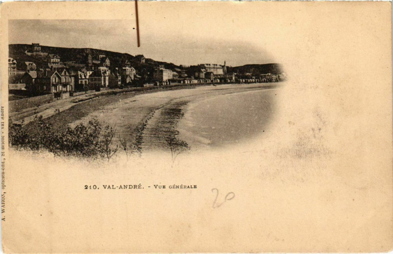 Carte postale ancienne Val-Andre - Vue générale