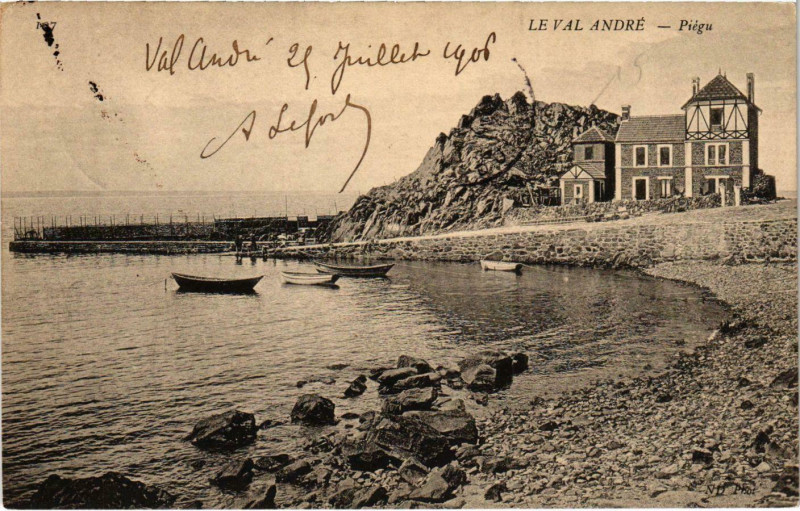 Carte postale ancienne Val-Andre - Piegu