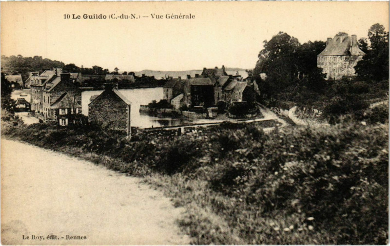 Carte postale ancienne Le Guildo - Vue générale