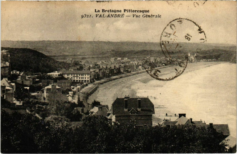 Carte postale ancienne Val-Andre - Vue générale