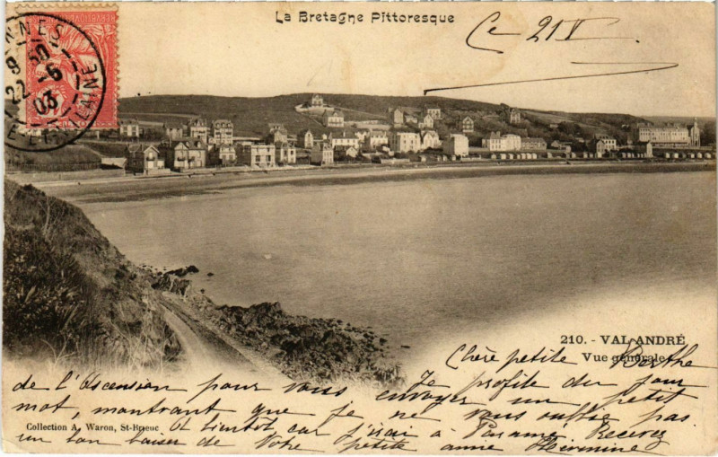 Carte postale ancienne Val-Andre - Vue générale