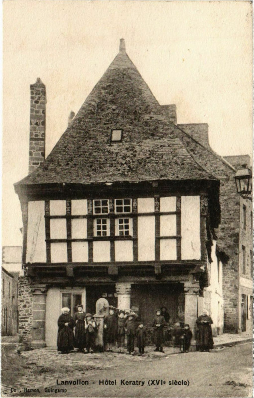 Carte postale ancienne Loperec - Sainte-Barbe