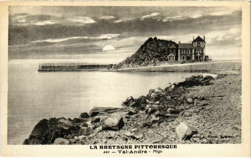 Carte postale ancienne Val-Andre - Piegu