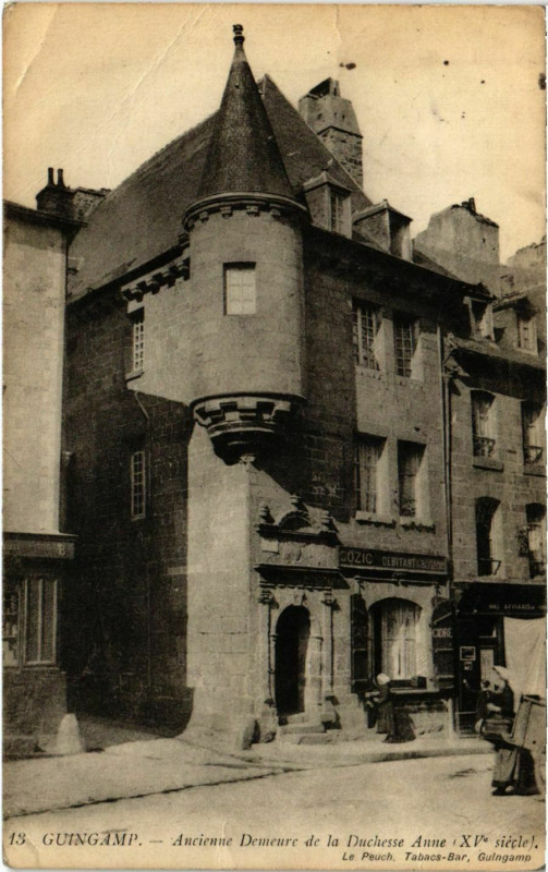 Carte postale ancienne Coadout - Ancienne Demeure à Coadout