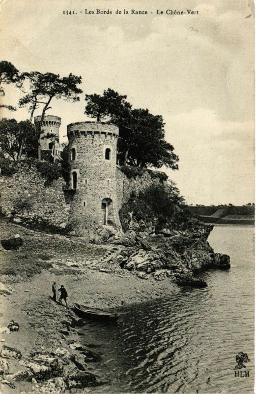 Carte postale ancienne Les Bords de la Rance - La Chene-Vert