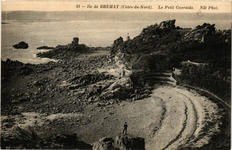 Carte postale ancienne Ile de Brehat - Le Petit Guersido à Île-de-Bréhat