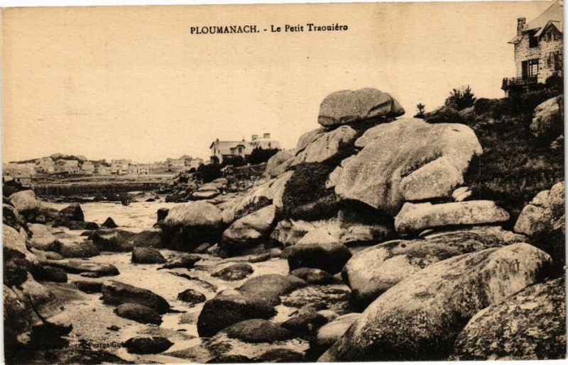 Carte postale ancienne Ploumanach - Le Petit Traouiere
