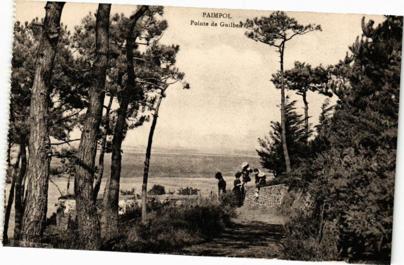 Carte postale ancienne Paimpol - Pointe de Gailben à Paimpol