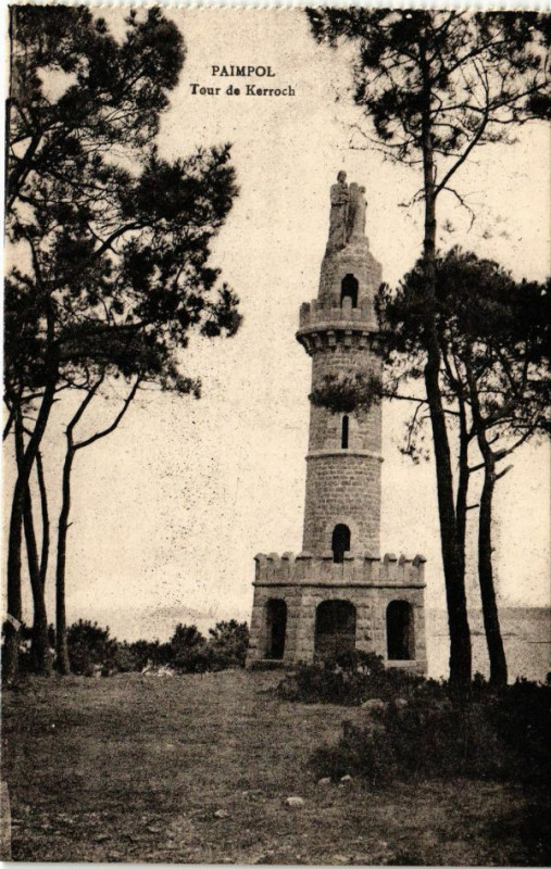 Carte postale ancienne Paimpol - Tour de Kerroch à Paimpol