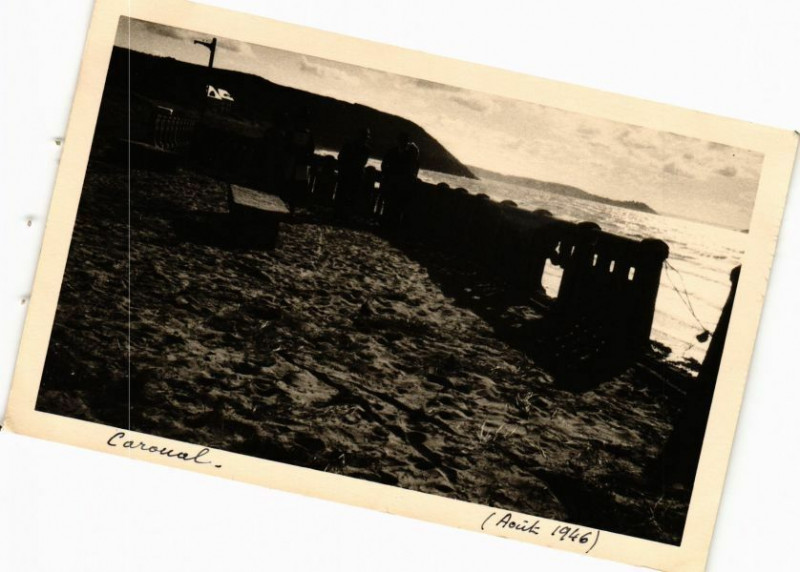 Carte postale ancienne Caroual - (Aoute 1946)
