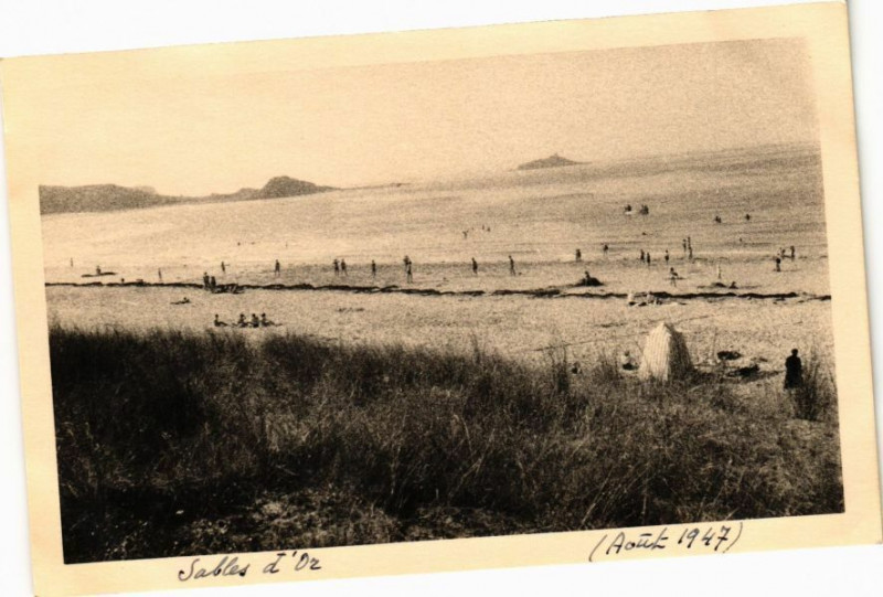 Carte postale ancienne Sables d'Or (Aout 1947)