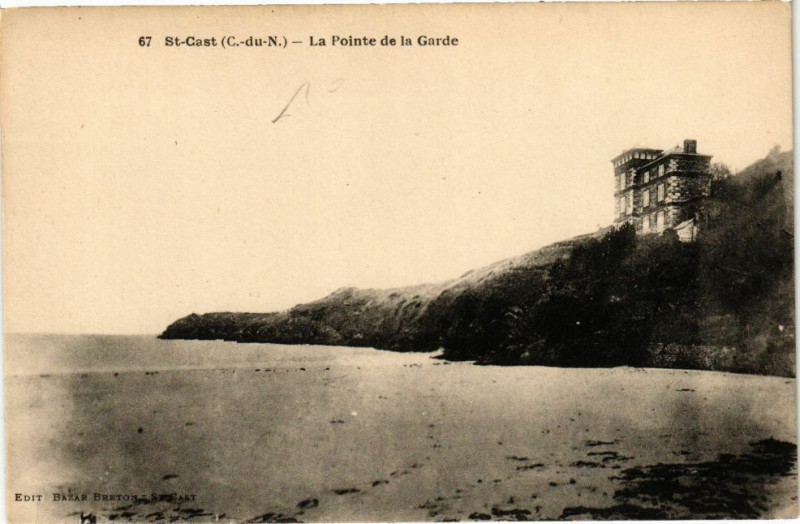 Carte postale ancienne Saint-Cast-La Pointe de la Garde