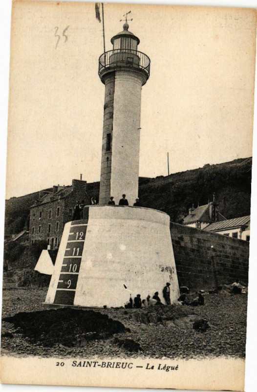 Carte postale ancienne Saint-Brieuc-Le Légué à Saint-Brieuc