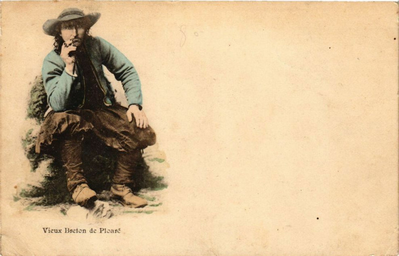 Carte postale ancienne Vieux Breton de Ploaré