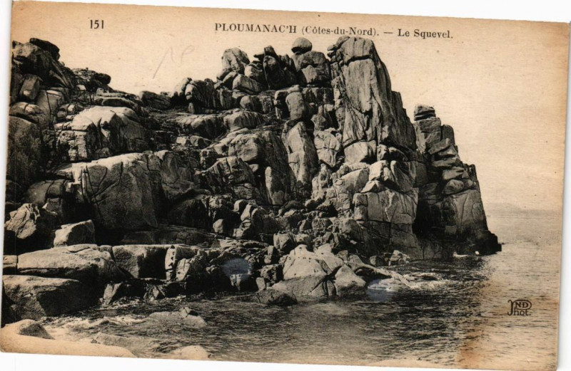Carte postale ancienne Ploumanach-Le Squevel