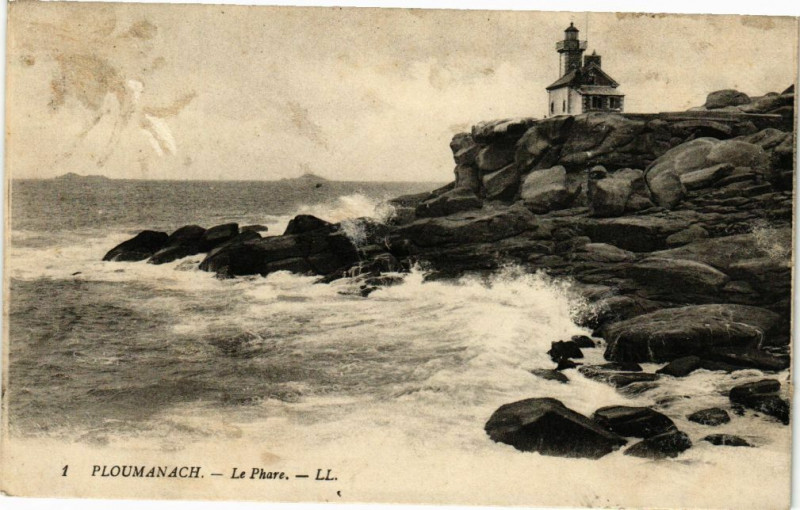 Carte postale ancienne Ploumanach-Le Phare