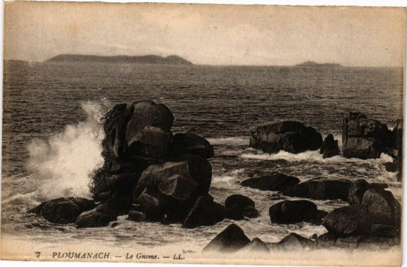 Carte postale ancienne Ploumanach-Le Gnome
