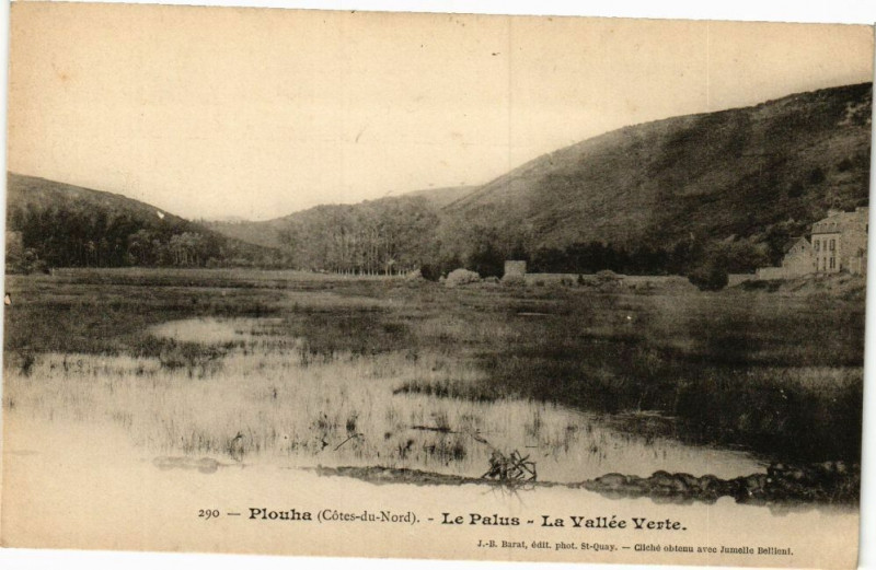 Carte postale ancienne Plouha-Le Palus-La Vallée Verte à Plouha