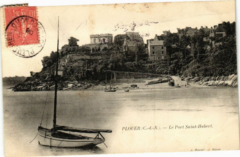 Carte postale ancienne Plouer-Le Port Saint-Hubert