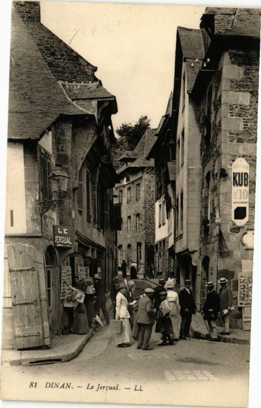 Carte postale ancienne Dinan-Le Jerzual à Dinan