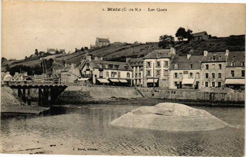 Carte postale ancienne Binic-Les Quais