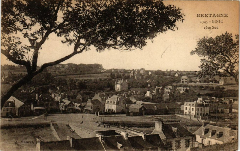 Carte postale ancienne Binic - Coé Sud