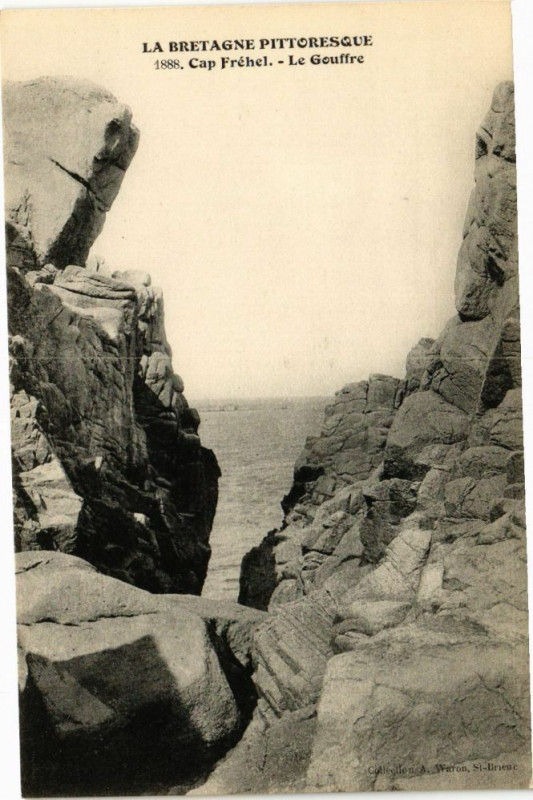 Carte postale ancienne Le Cap Frehel-Le Gouffre