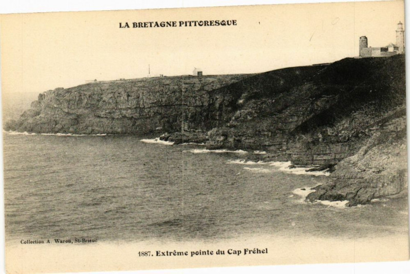 Carte postale ancienne Extreme pointe du Cap Frehel à Fréhel