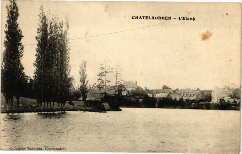 Carte postale ancienne Chatelaudren-L'Etang