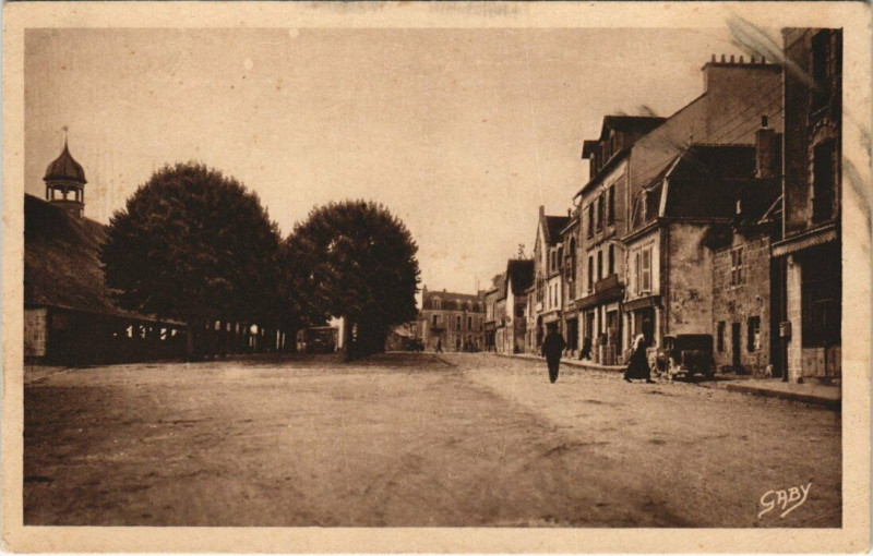 Carte postale ancienne Le Faouet Rue du Soleil