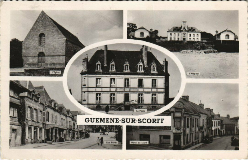 Carte postale ancienne Guemene-sur-Scroff