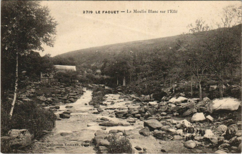 Carte postale ancienne Le Faouet Le Moulin Blanc
