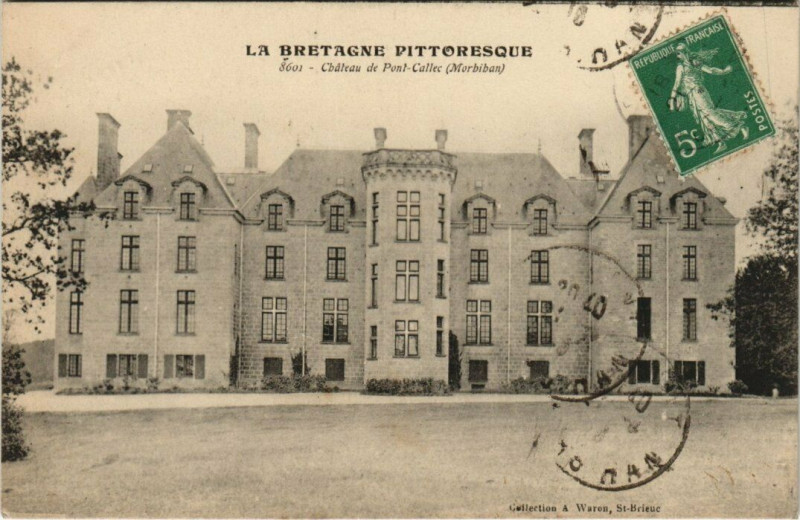 Carte postale ancienne Chateau de Pont-Callec
