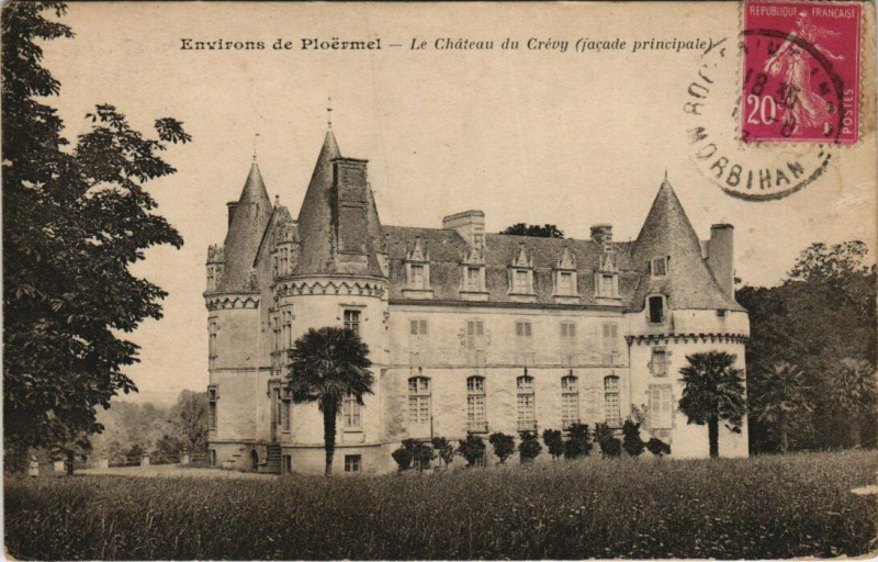 Carte postale ancienne Chateau de Crevy