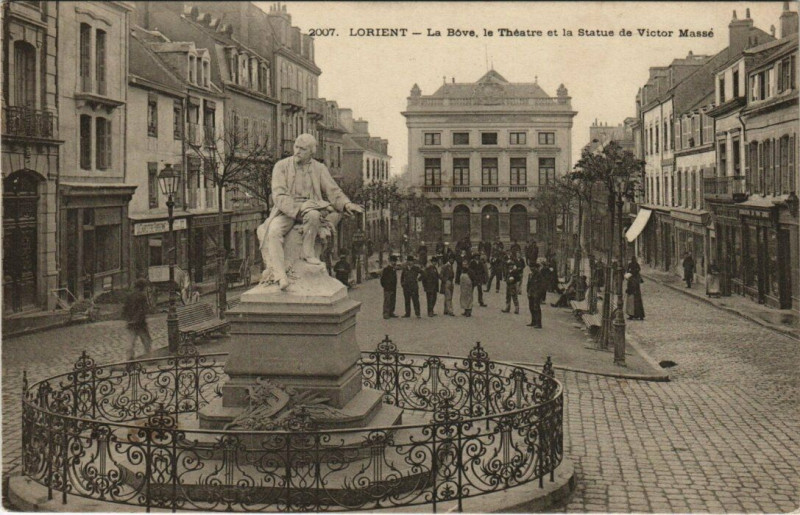 Carte postale ancienne Lorient La Bove à Lorient