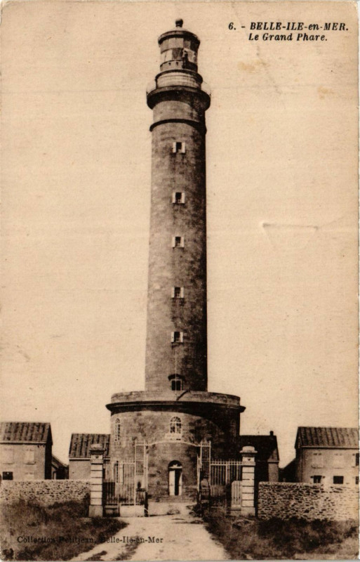 Carte postale ancienne Belle-Ile-en-Mer - Le Grand Phare