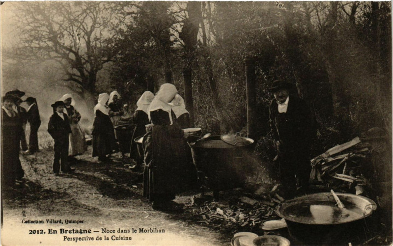 Carte postale ancienne En Bretagne - Noce dansle Morbihan