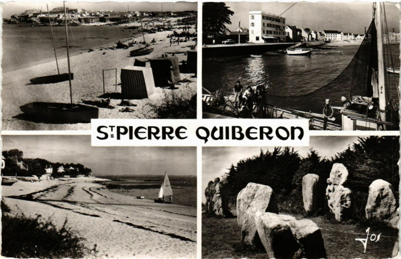 Carte postale ancienne St-Pierre Quiberon à Quiberon