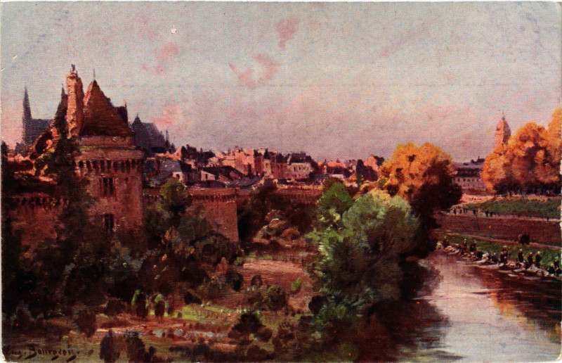 Carte postale ancienne Vannes à Vannes