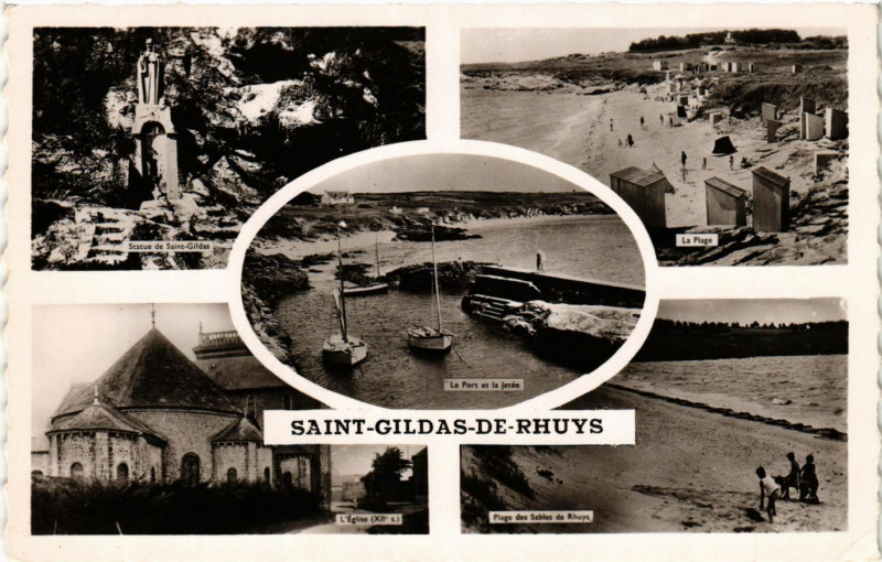 Carte postale ancienne Saint-Gildas de Rhuys à Saint-Gildas-de-Rhuys
