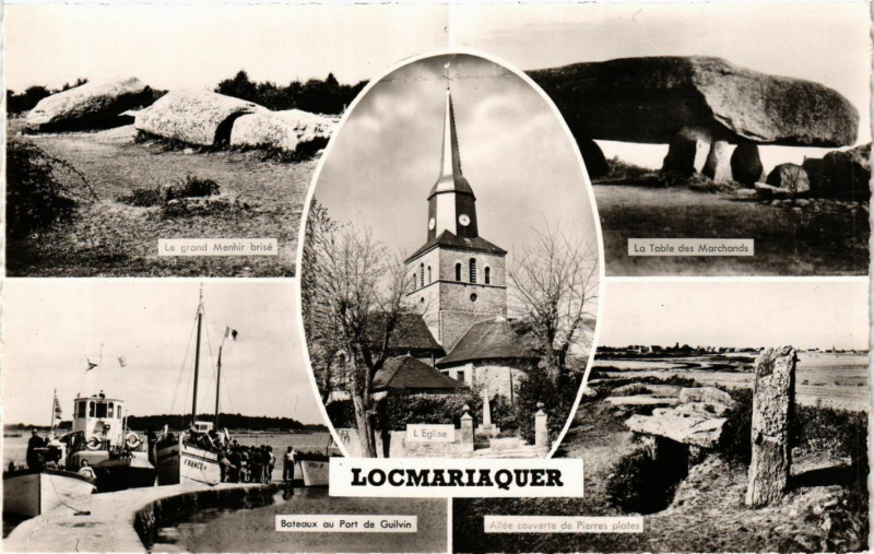 Carte postale ancienne Locmariaquer à Locmariaquer