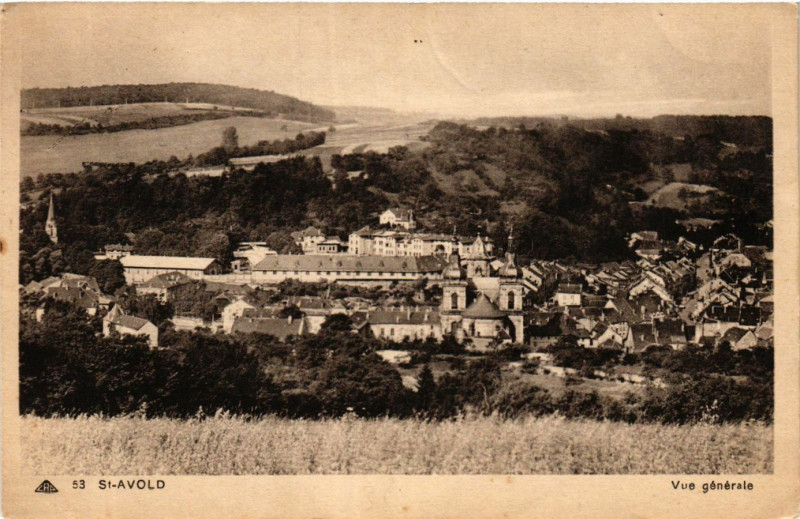 Carte postale ancienne Saint-Avold - Vue générale