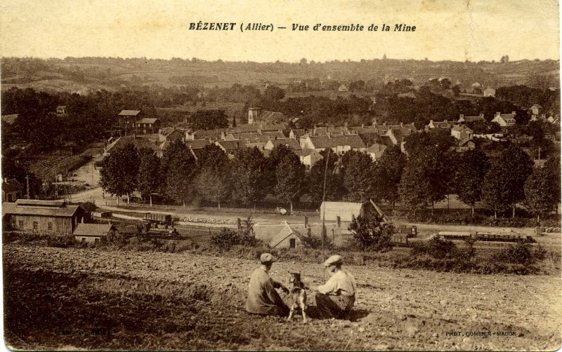 Carte postale ancienne Vue générale de la Mine à Bézenet