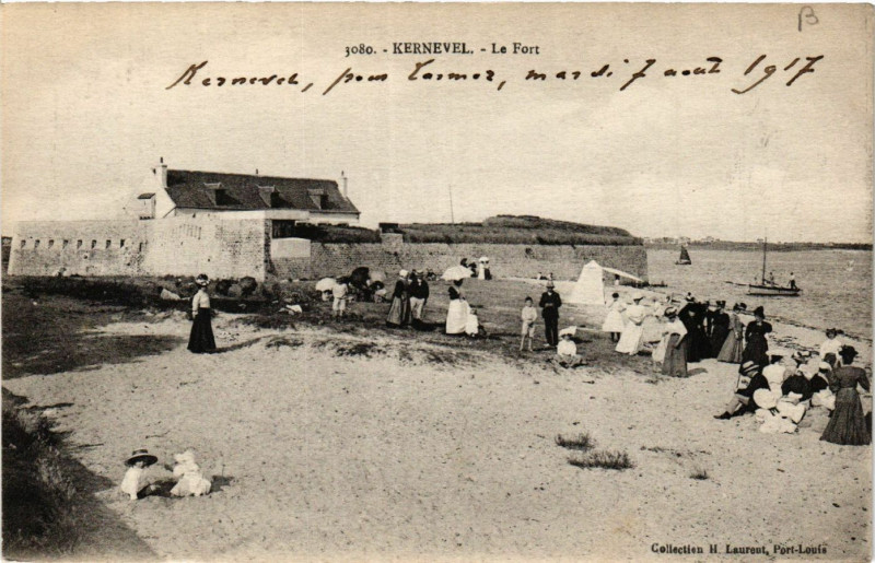 Carte postale ancienne Kernevel - Le Fort